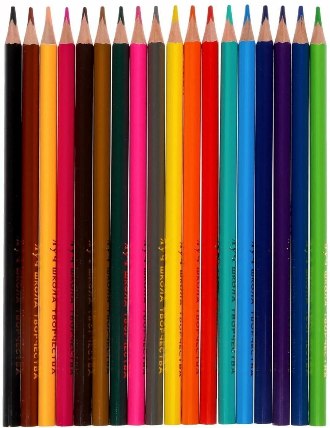 Купили 18 карандашей. Карандаши 18 цветов. Цветные карандаши Луч трёхгранные 18 цветов. Цветные карандаши 18 цветов для школы. Карандаши цветные Луч школа творчества.