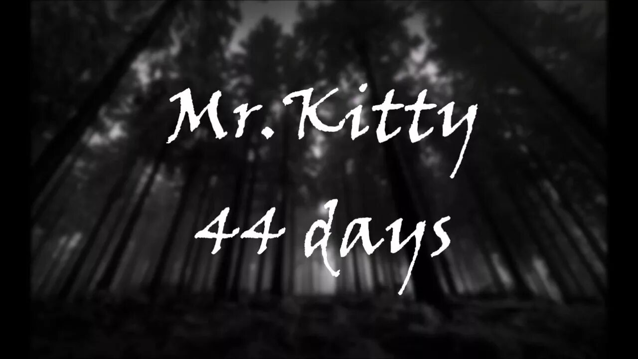 Mr Kitty 44 Days. Mr Kitty 44 Days текст. 44 Days Mr Kitty текст перевод. 44 days kitty