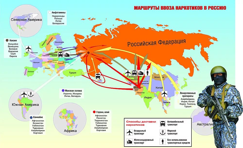 Центр террор. Наркотрафик в России. Маршруты ввоза наркотиков в Россию. Основные страны поставщики наркотиков. Путь наркотрафика в Россию.