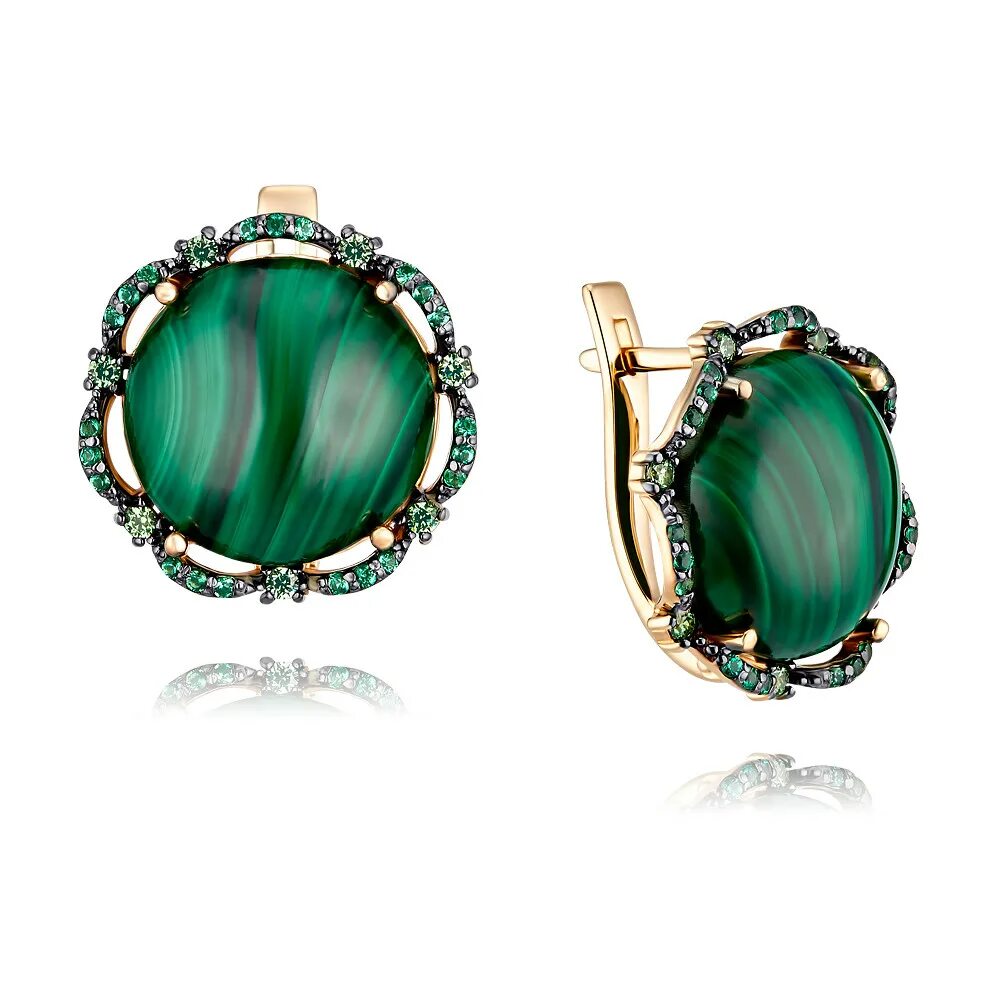 Серьги из золота с малахитами berger. Серьги с малахитом в золоте. Золотые серьги "клевер" с малахитом с05485. Серьги с малахитом в золоте. Серьги uterque малахит.