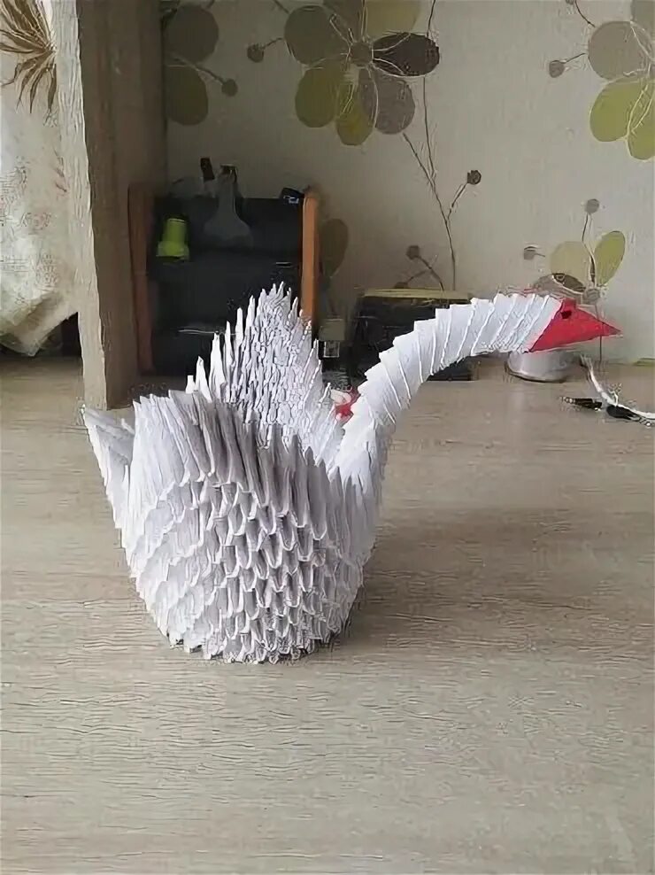 Модульное оригами для начинающих: ваза, лебедь, змейка и цветы