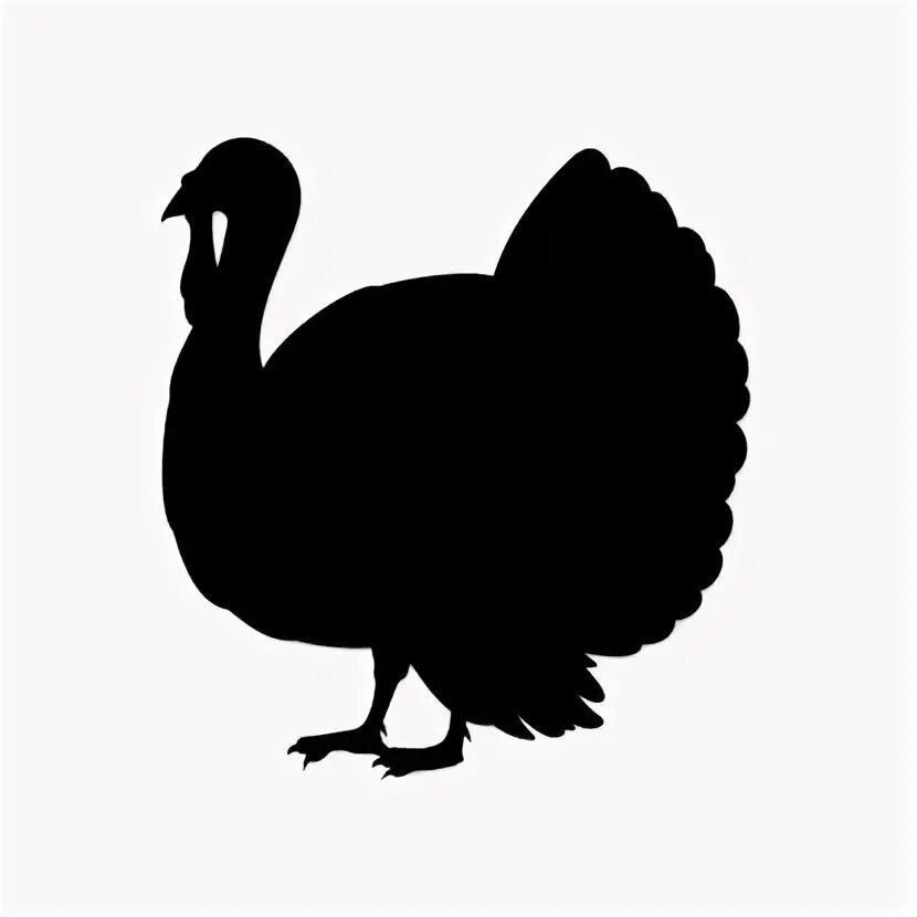 Индюк шаблон для вырезания Pin di coloring animals