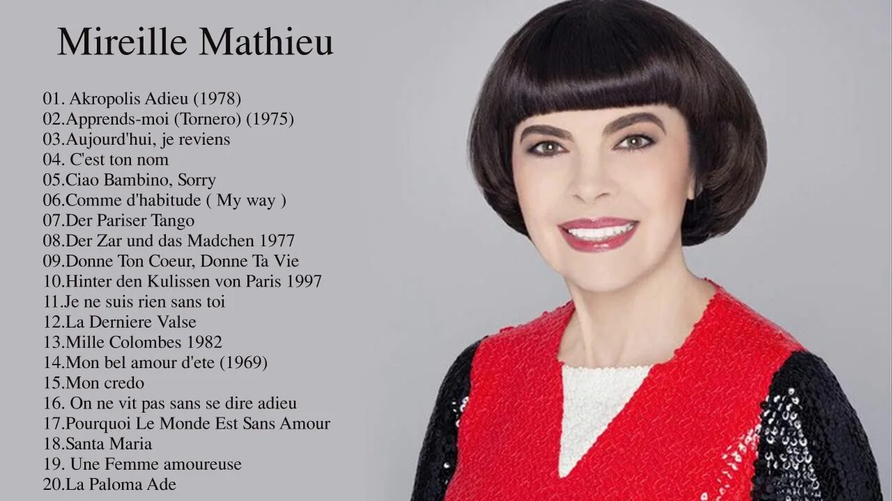 Mireille Mathieu fête son jubilé - Déjà 50 ans de scène Plus belle femme, Mathie