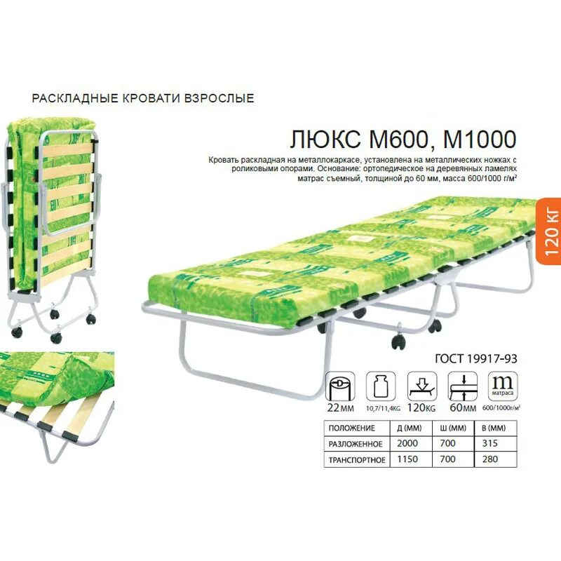 Как разобрать раскладушку