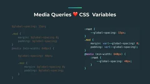 Js css variables