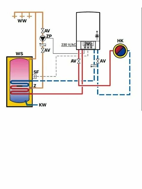 Двухконтурного газового котла не греет воду. Схема подключения бойлера косвенного нагрева котлу бош 6000. Схема подключения котла бош ГАЗ 6000. Схема подключения газового котла бош 6000 24 КВТ. Двухконтурный газовый котел схема подключения.