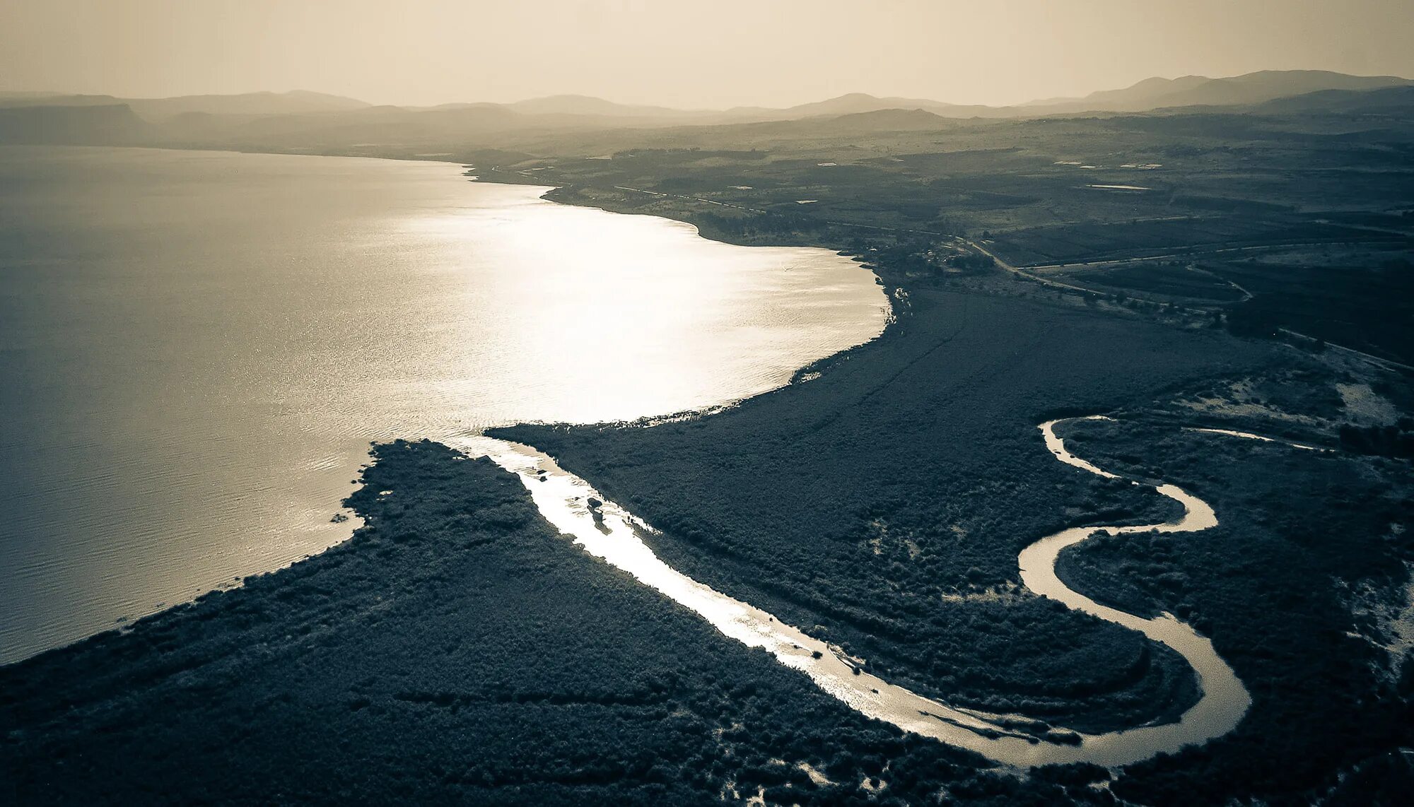 Rivers flow into seas