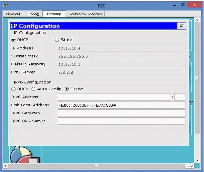 Default configuration