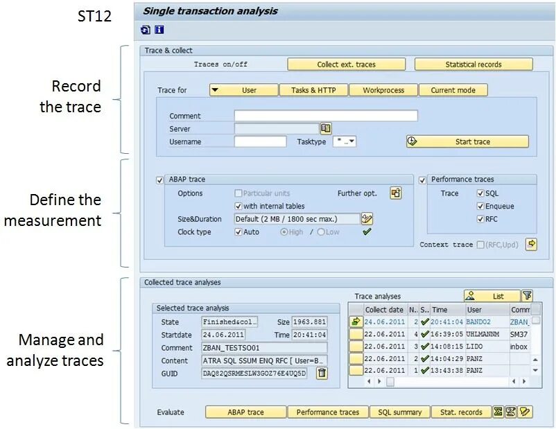 Abap tables. Sap транзакция по трассировке. transaction abap sap. sap транзакции sm38. st12 abap.