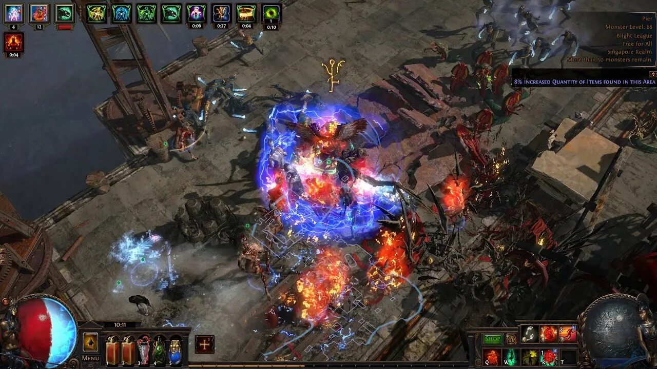 Poe map regex. Blight poe. карта пое. poe sepulchre map. poe leveling map.