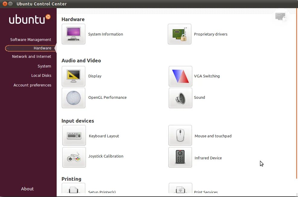 Control linux. Центр управления ubuntu. control center linux. ubuntu amd control center. linux hardware.