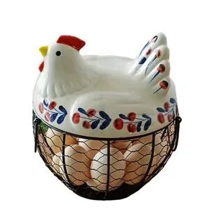 Корзинка для яиц курица