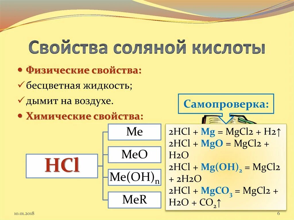 Химические свойства соляной кислоты. Химические свойства концентрированной соляной кислоты таблица. Каковы физические и химические свойства соляной кислоты. Соляная кислота химические свойства вещества.