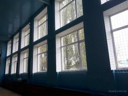 В школьном зале 6 окон
