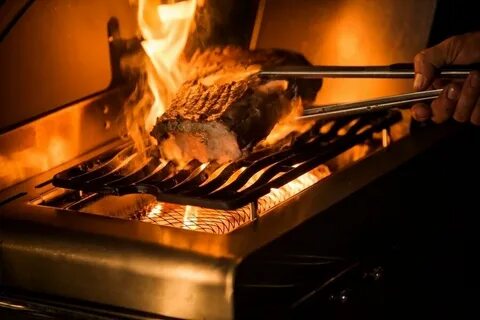 Мясо на газовом гриле