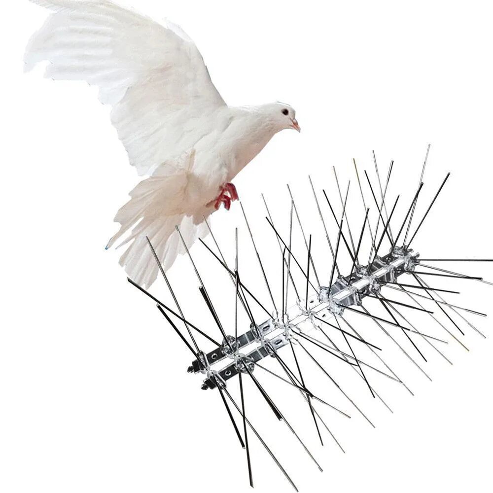 Пластиковый отпугиватель птиц. Накладка Axis Bird Control Spike. Шипы для отпугивания птиц. Отпугиватель голубей. Шипы для отпугивания голубей.