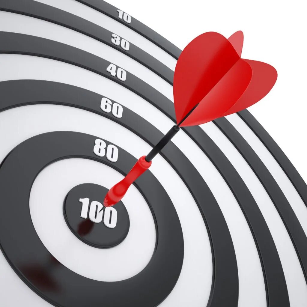 Мишень со стрелой. Таргет. Стрела в цель. Точность иллюстрация. Обои точность.