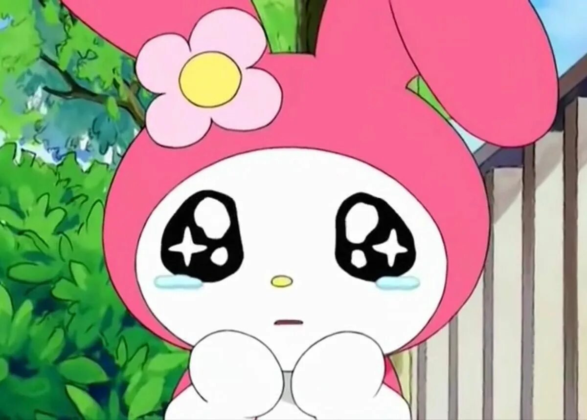 Как зовут зайчика белого из hello kitty
