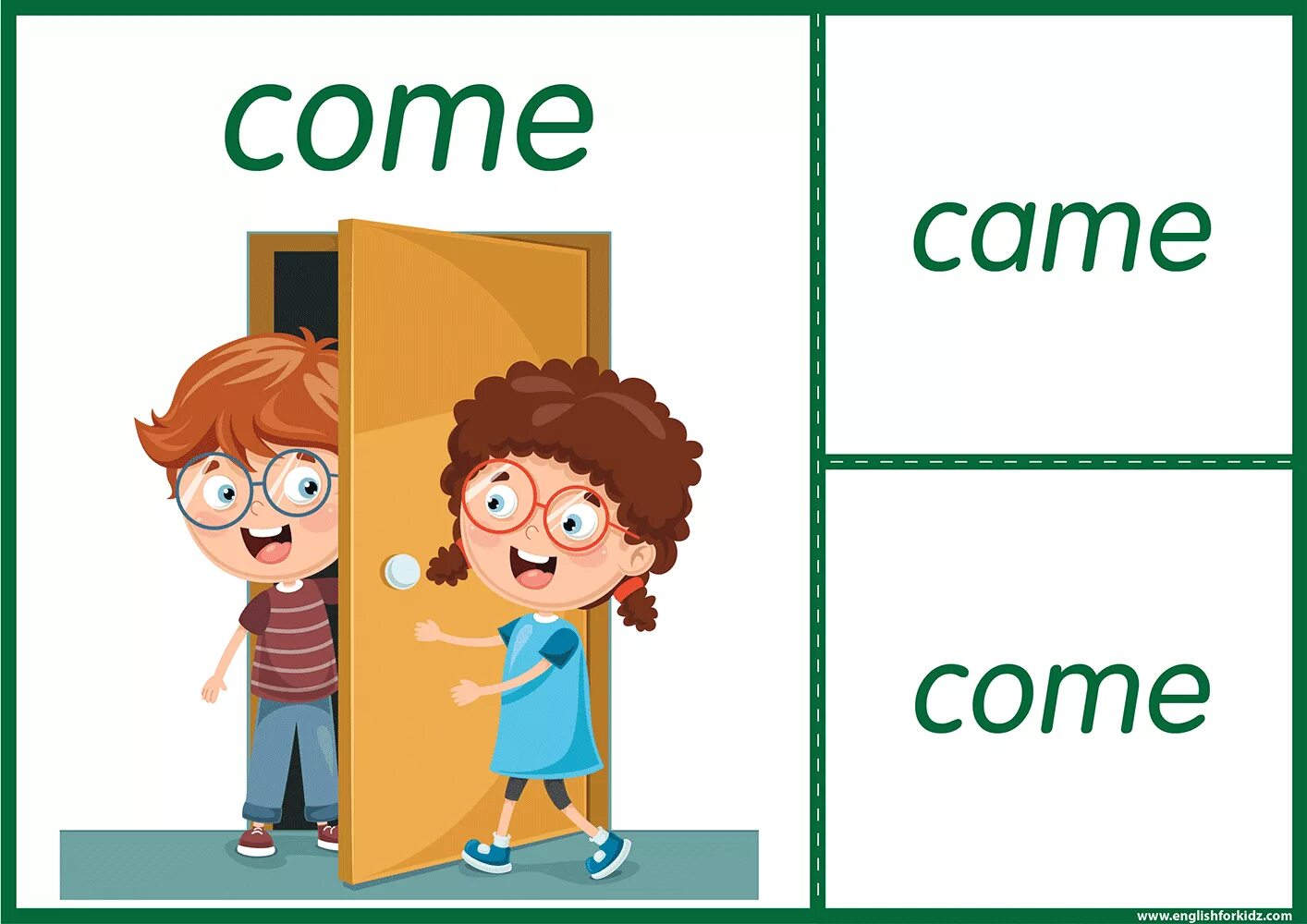 Come картинка для детей. Глаголы Flashcards. Flashcards картинки. Verbs Flashcards for Kids. Come coming compared