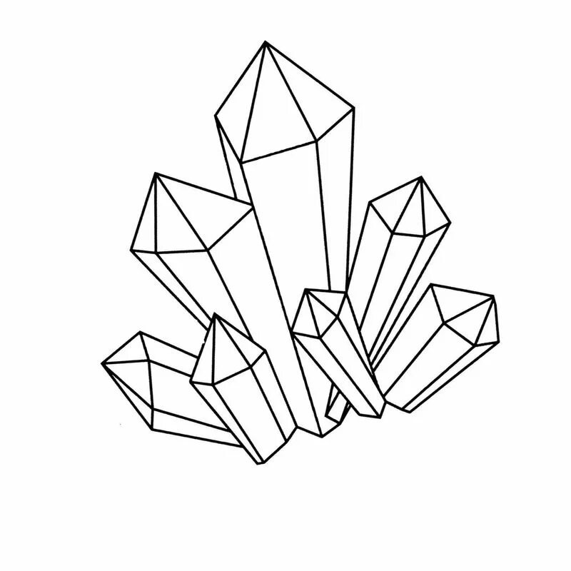 Кристалл раскраска для детей распечатать Pin on Doodle Pig