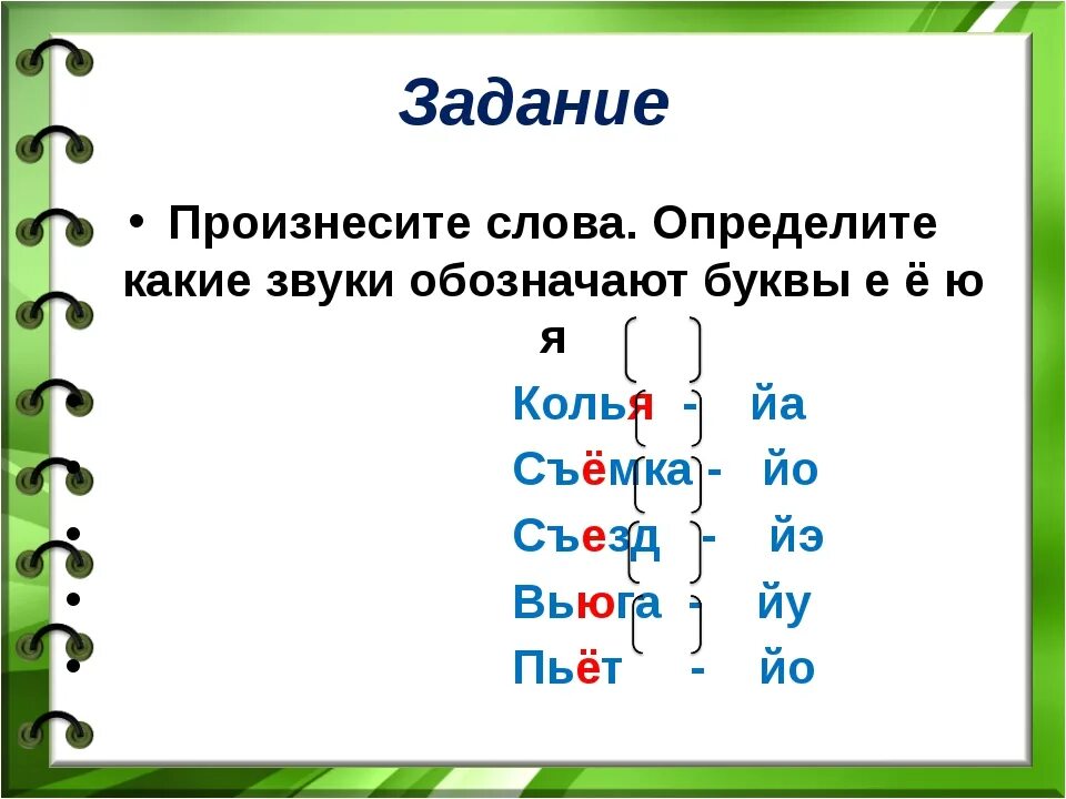 Звуки слова жир. Транскрипция буквы е. Какими звуками обозначаются буквы е,ю,я. Слова с буквами е ё ю я задание. Из каких звуков состоит буква е.