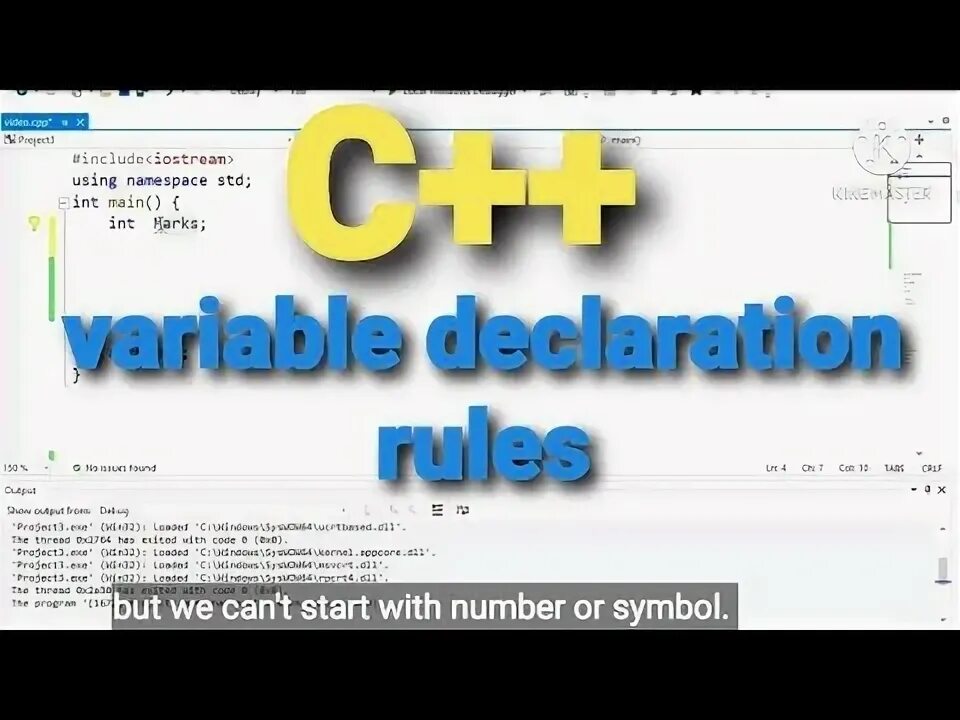 Cpp variable