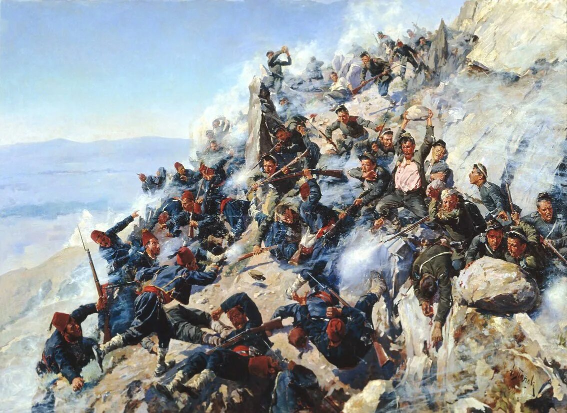 И было большое сражение и болгары стали. Русско-турецкая война 1877-1878. оборона шипкинского перевала. русско-турецкая война 1877-1878 оборона шипки. сражение шипка 1877.