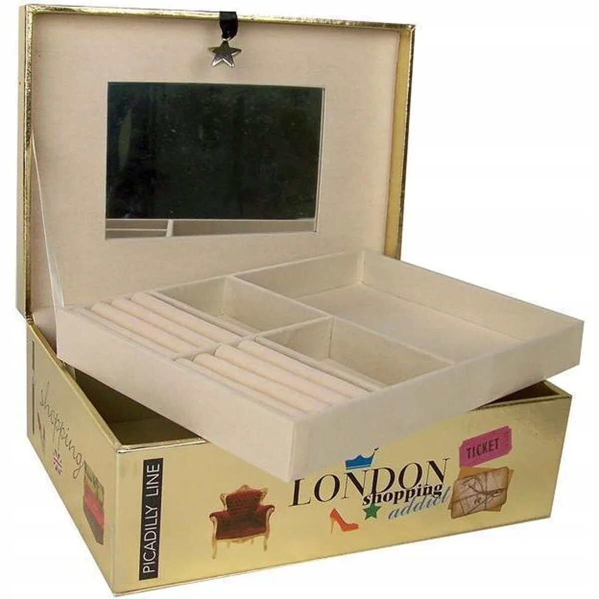 Joli angel шкатулка для ювелирных украшений. коробочка с зеркалом. чемоданчик для хранения украшений. шкатулка для косметики с зеркалом. шкатулка с зеркалом для денег.