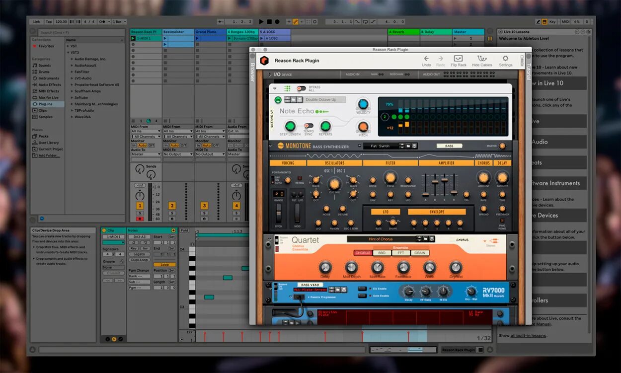 Propellerhead reason 9.5. Reason Studio. Reason программа. Reason секвенсер. Reason plugins