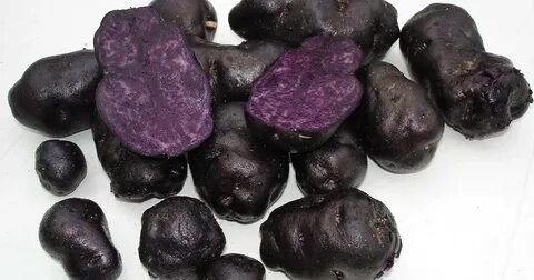 Черный картофель