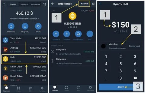 Trust wallet валюты
