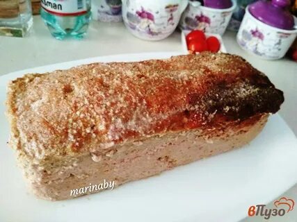 Мясной хлеб с яйцом