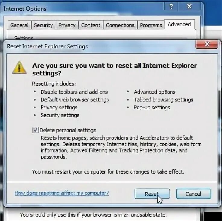 Сброс explorer. Internet explorer 9.0 кнопка reset. internet explorer 9.0 кнопка reset page.