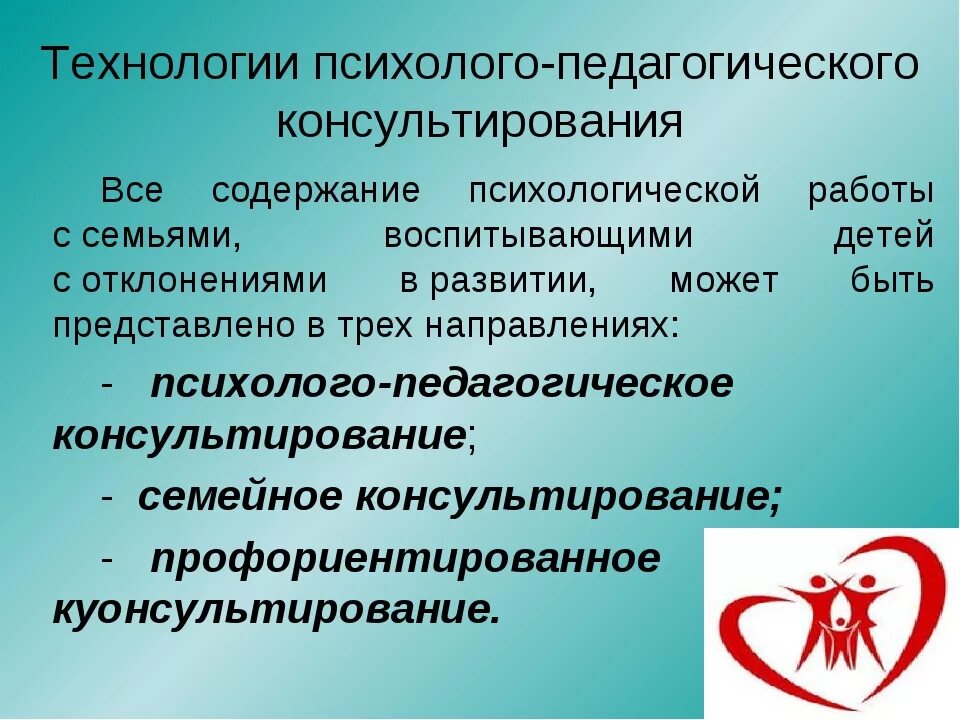 Организация консультирования родителей. Технологии психолого-педагогического консультирования. Этапы психолого-педагогического консультирования. Принципы психолого-педагогического консультирования. Технологии психологического консультирования.