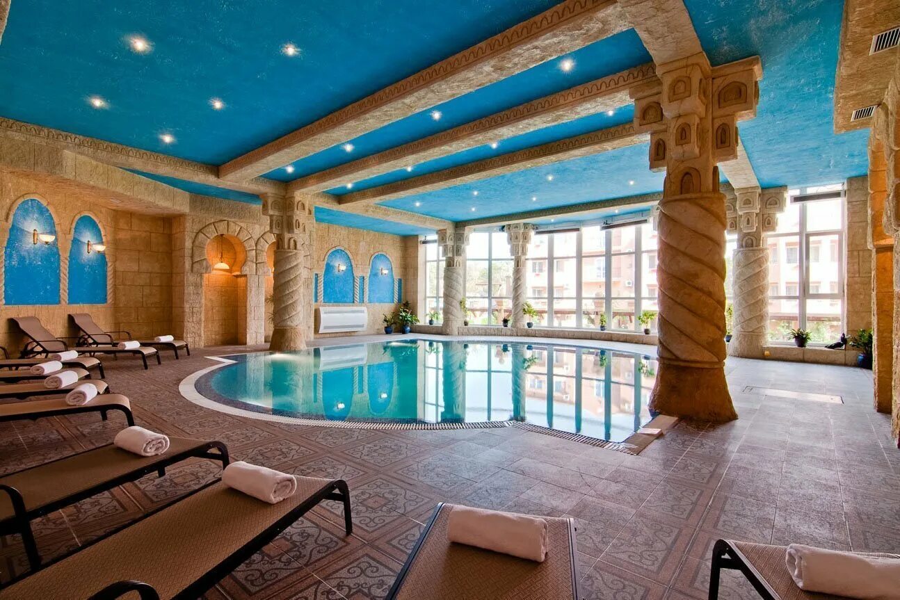 Спа отель анапа с бассейном. Отель alean family resort &amp; spa riviera 4*. ривьера анапа крытый бассейн. отель алеан ривьера анапа. крытый бассейн в alean анапа.