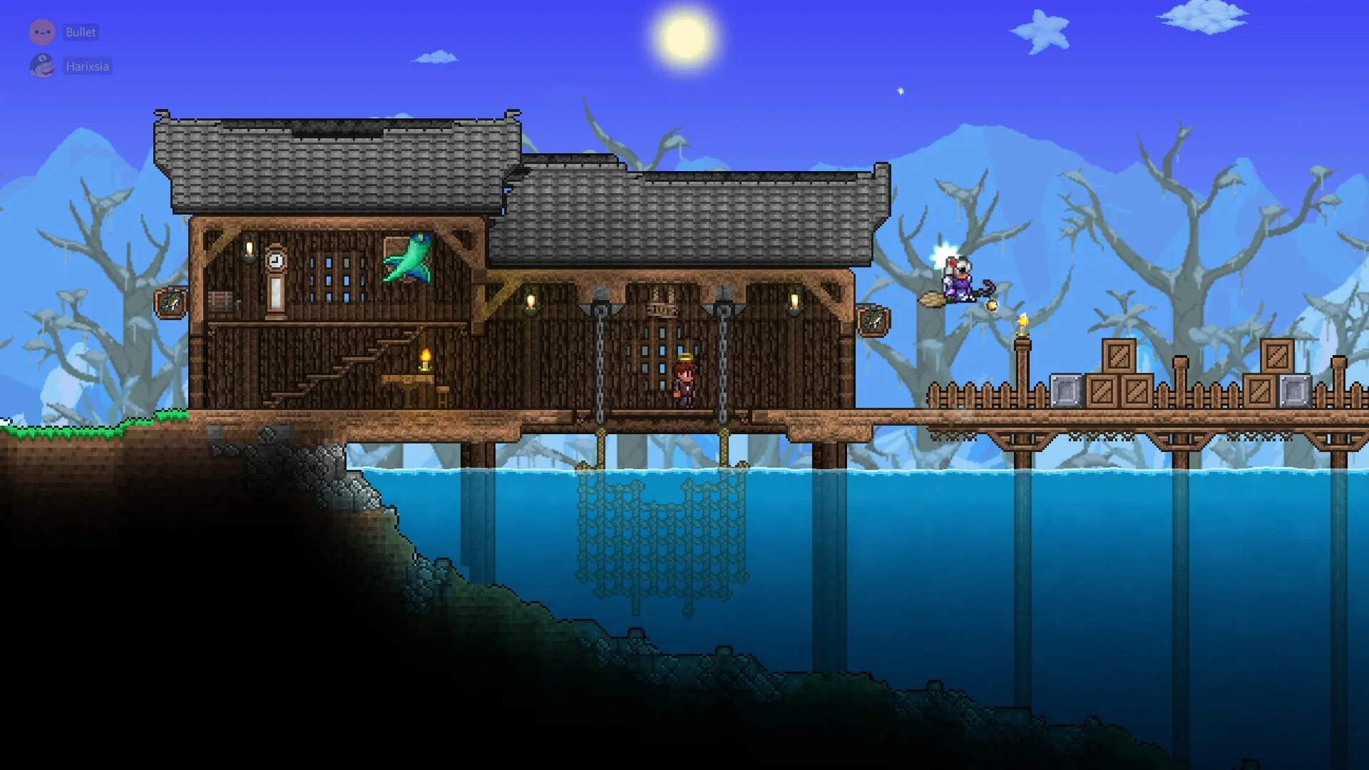 Starlight terraria. Террария. Комната пирата террария. Terraria overhaul.