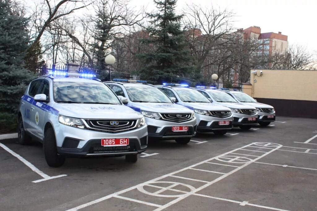 Автопарк милиции Беларуси. Geely Police. Милиция Белоруссии машины Джили. Машина МВД РБ