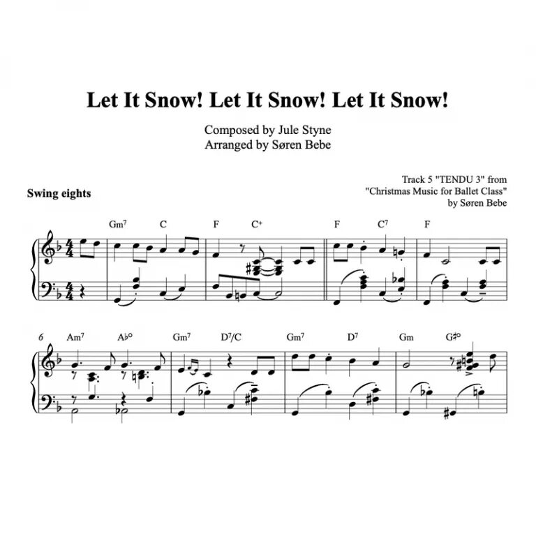 Новогодняя песня let it snow. Let it snow ноты для фортепиано. Let s snow ноты для фортепиано. Snow на укулеле. Let it snow ноты.