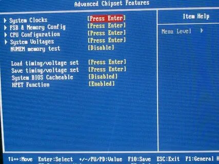 Chipset features