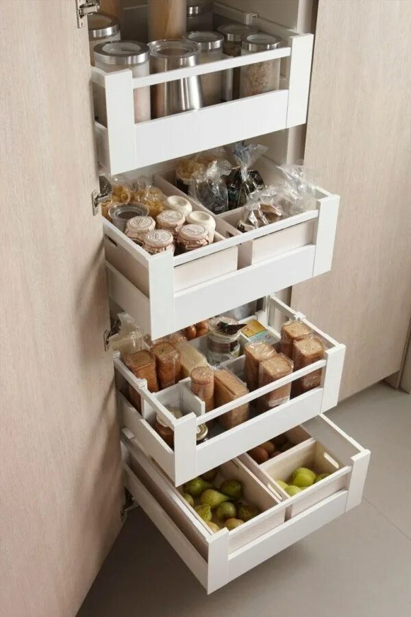 Купить ящики для хранения кухня. Выдвижные ящики для кухни. Хранение в ящиках на кухне. Выдвижные ящики для хранения. Организация кухонных ящиков.