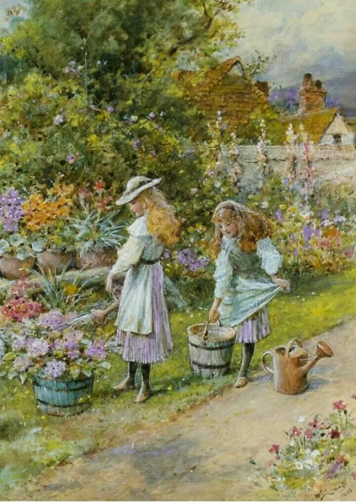 Таинственный сад 1993 колин. Mary and john in the garden. Франческо тревизани моление о чаше. Картина садовница. Mary and john in the garden.