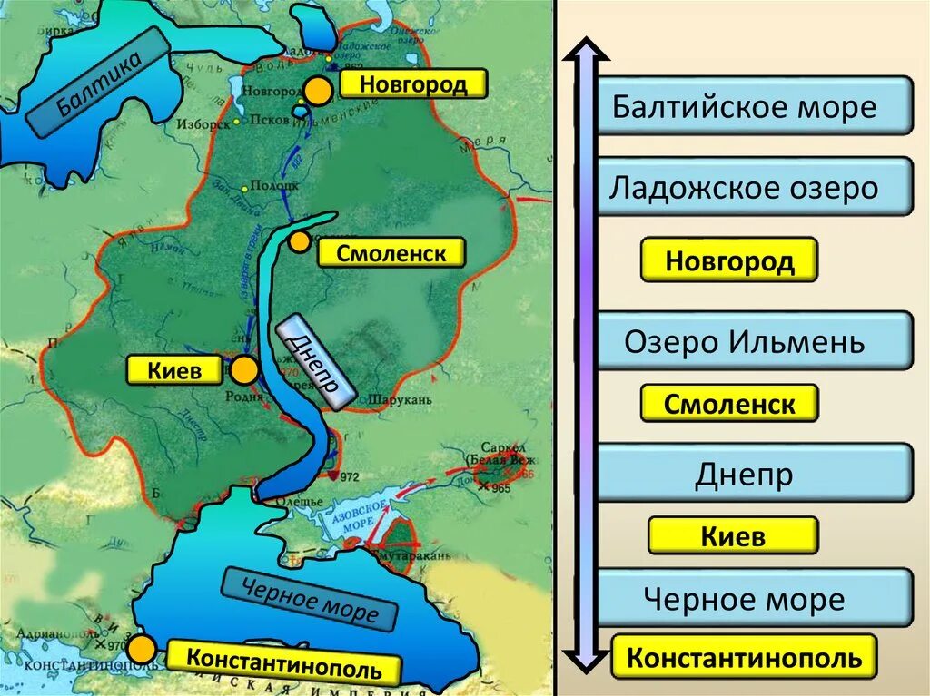 Как называется путь из балтийского моря. Торговый путь из варяг в греки карта новгород. торговый путь из константинополя в новгород. константинополь новгород. путь константинополя в новгород.
