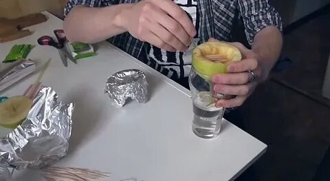 Трубочка из фольги