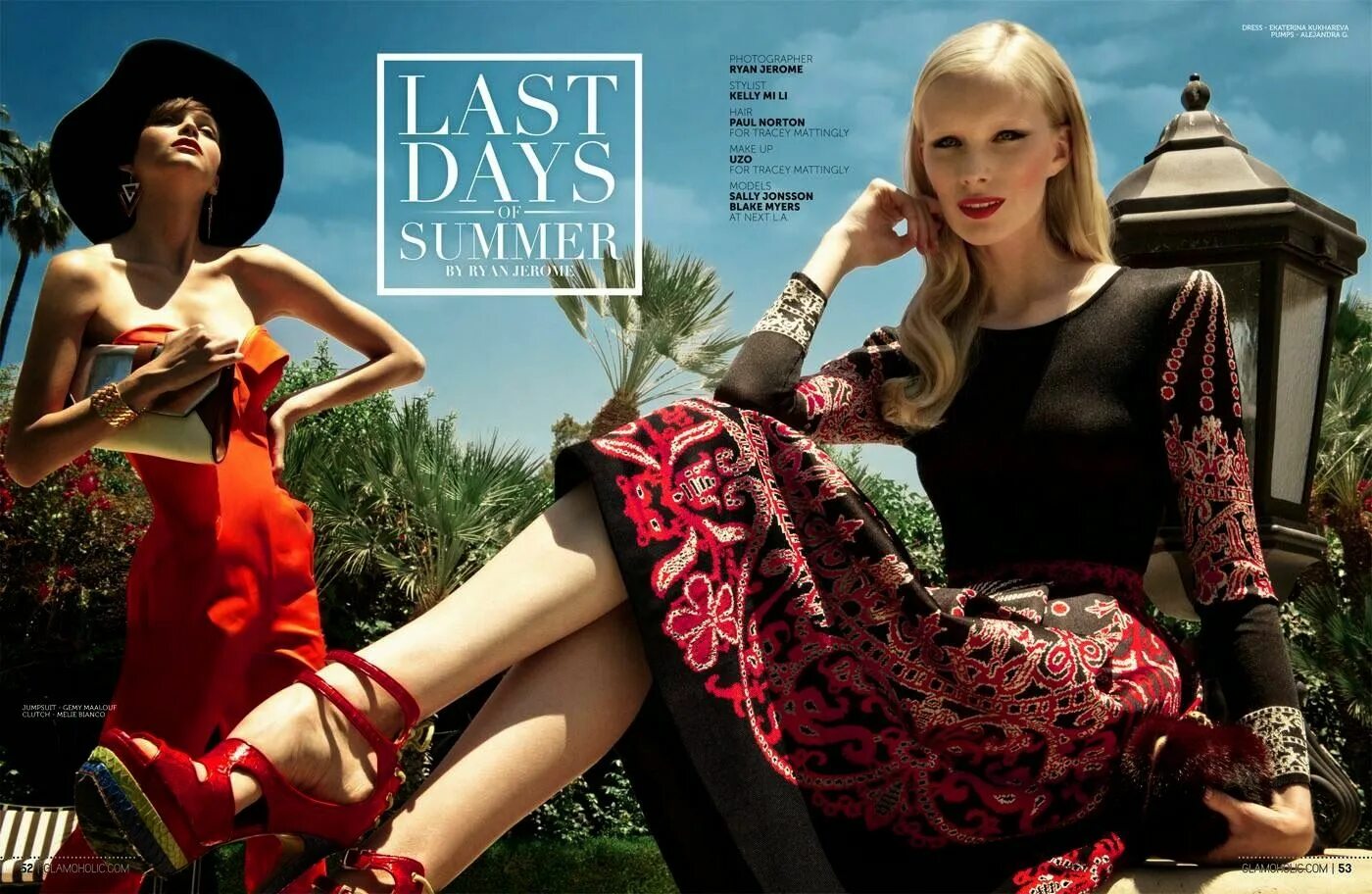 Sisters the last day. Стилист журнала Vogue. Фотосессия для журнала Vogue 2014. Sally Jonsson. Келли Джерон.