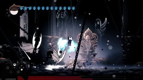 Синий камень на помосте hollow knight