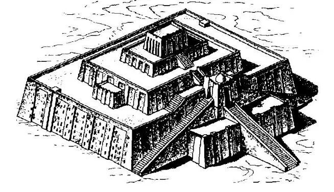 Иероглиф палеолит зиккурат лабиринт. Храм Эриду Месопотамия архитектура. Зиккурат Месопотамия. Зиккурат раскраска. Зиккурат в Уре план и фасад.