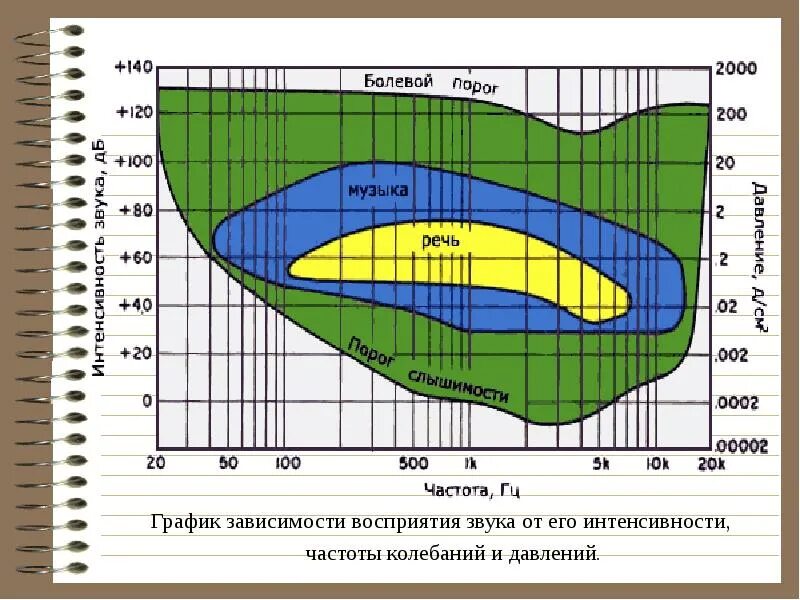 Тест на биологический возраст частота звука. Диаграмма области слышимости порога слышимости. Порог слышимости человека. Диапазон слышимости звука. Интенсивность на пороге слышимости.