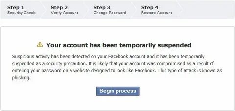 Your account is suspended