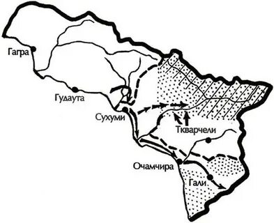 Очамчира показать на карте