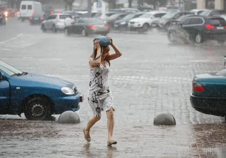 Попала под ливень